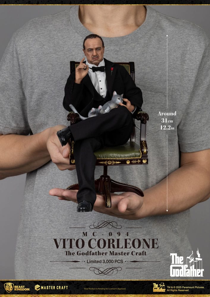 The Godfather Master Craft Statue Vito Corleone 31 cm - Image 8