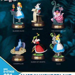 Alice in Wonderland Mini Diorama Stage Statues 6-pack 10 cm