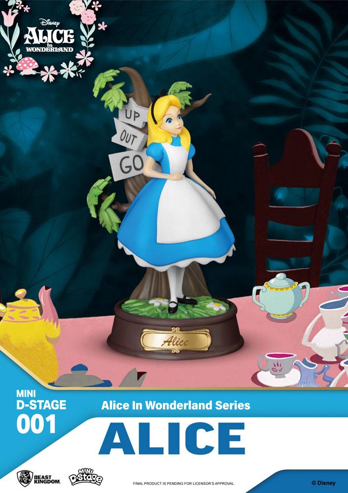Alice in Wonderland Mini Diorama Stage Statues 6-pack 10 cm - Image 10