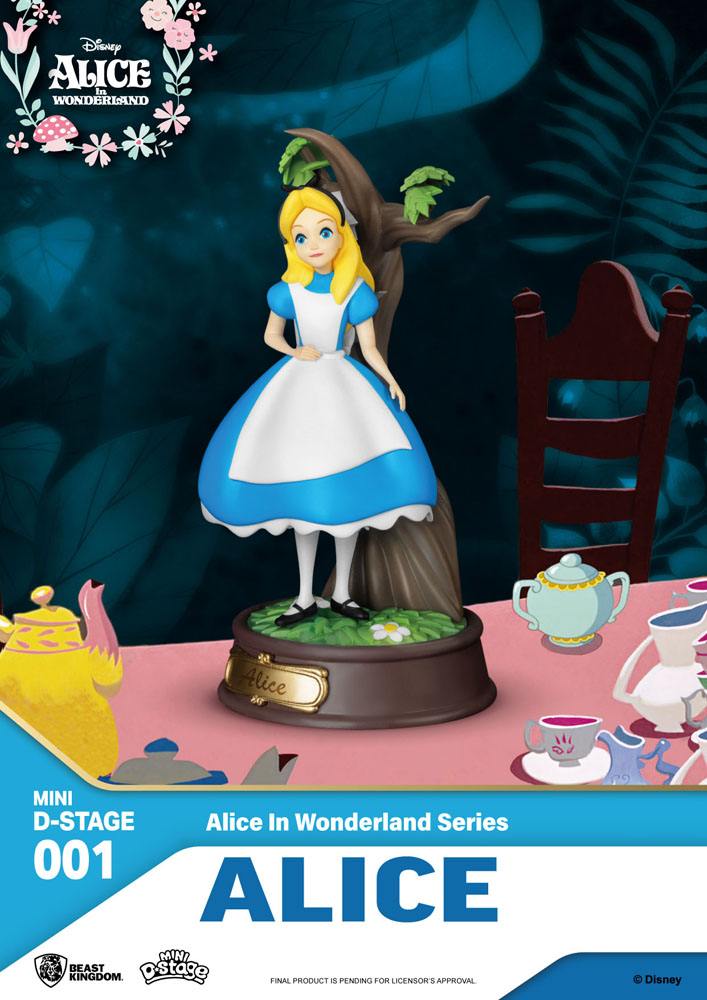 Alice in Wonderland Mini Diorama Stage Statues 6-pack 10 cm - Image 11
