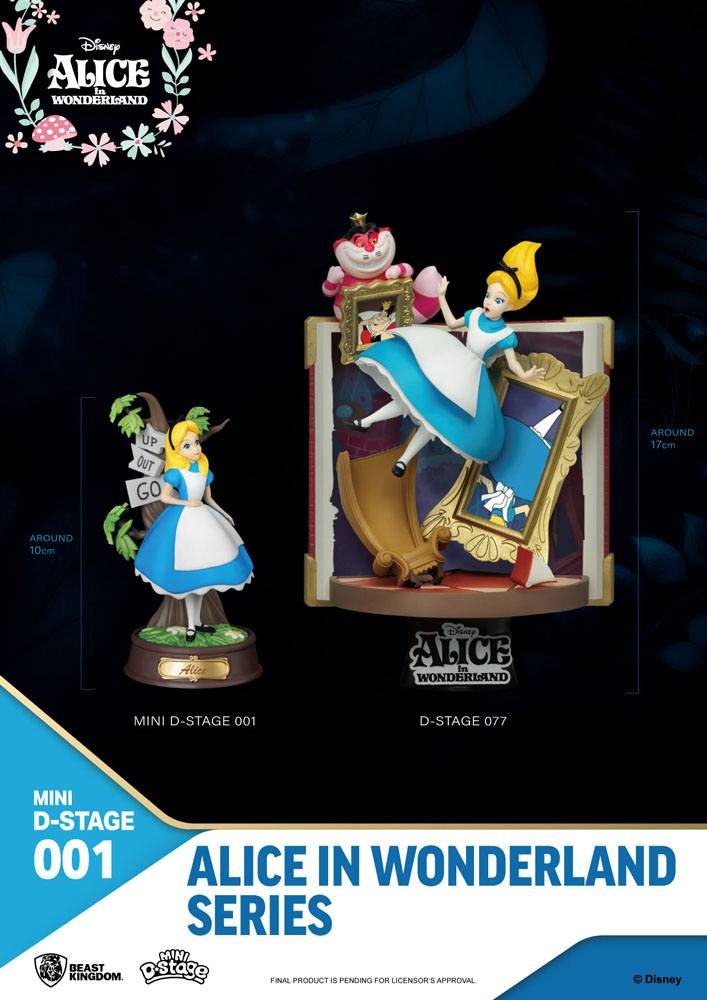 Alice in Wonderland Mini Diorama Stage Statues 6-pack 10 cm - Image 15