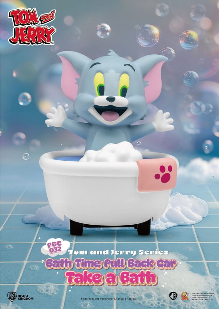 Tom & Jerry Pull Back Cars Bath Time Blind Box 6-Pack - Image 6