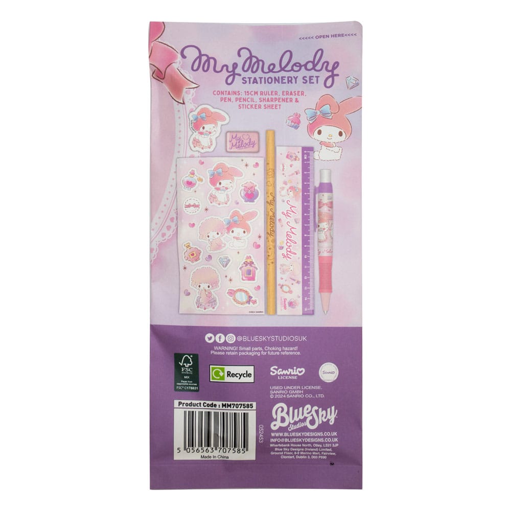 Sanrio Stationery Set 6-Pack My Melody - Image 4