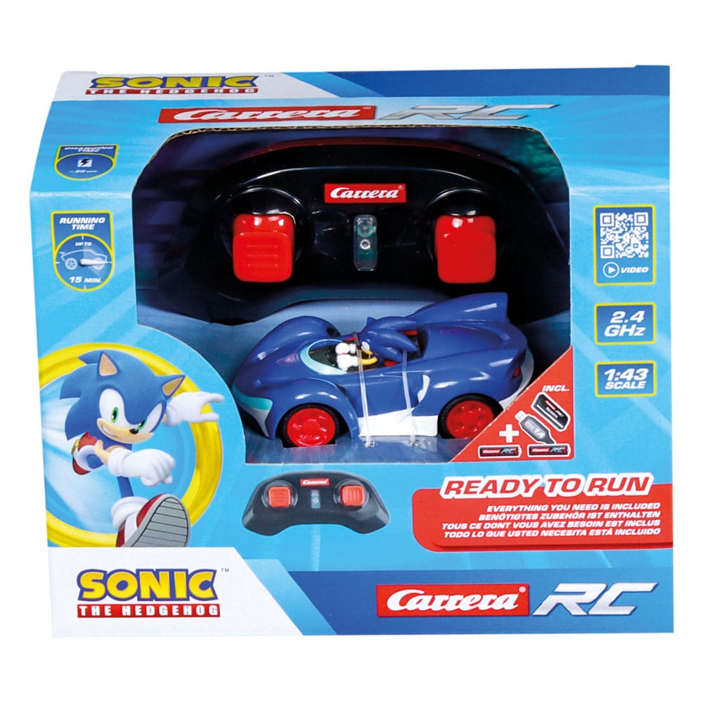Sonic the Hedgehog RC remote-controlled Car 1/43 2.4GHz Mini Sonic - Image 12