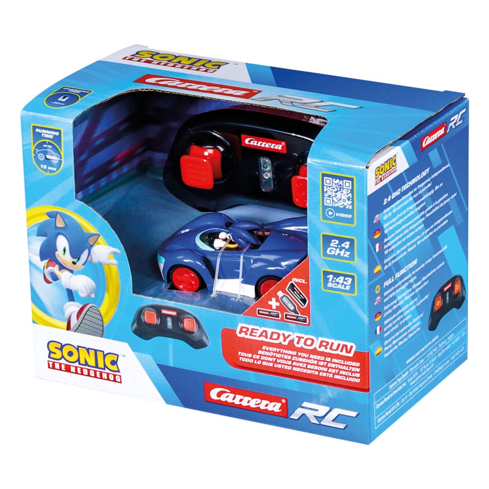 Sonic the Hedgehog RC remote-controlled Car 1/43 2.4GHz Mini Sonic - Image 14
