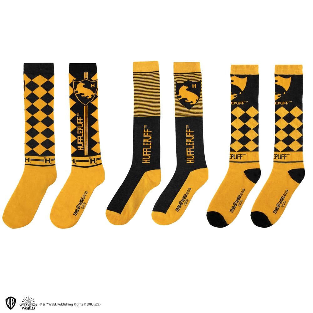 Harry Potter Knee-high socks 3-Pack Hufflepuff - Image 8