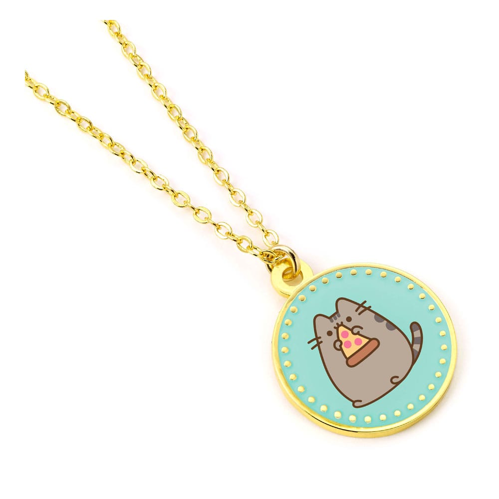 Pusheen Pendant & Necklace Blue Pizza - Image 2