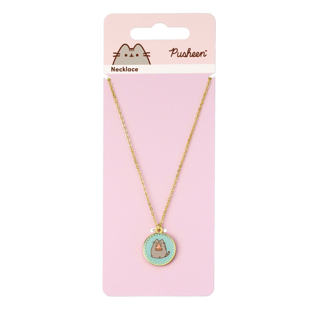 Pusheen Pendant & Necklace Blue Pizza - Image 4