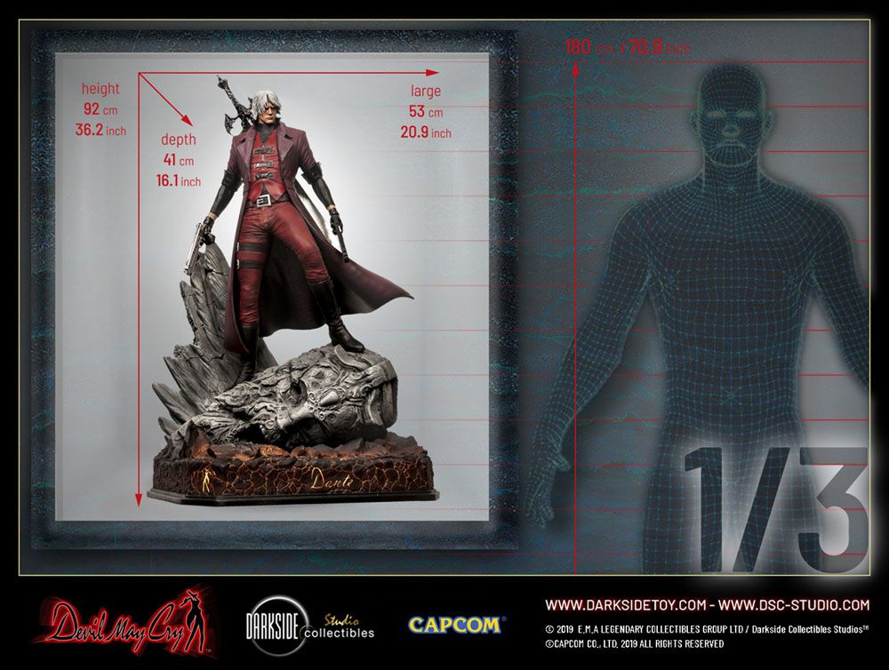 Devil May Cry Ultimate Statue 1/3 Dante Masters Edition 92 cm - Image 26
