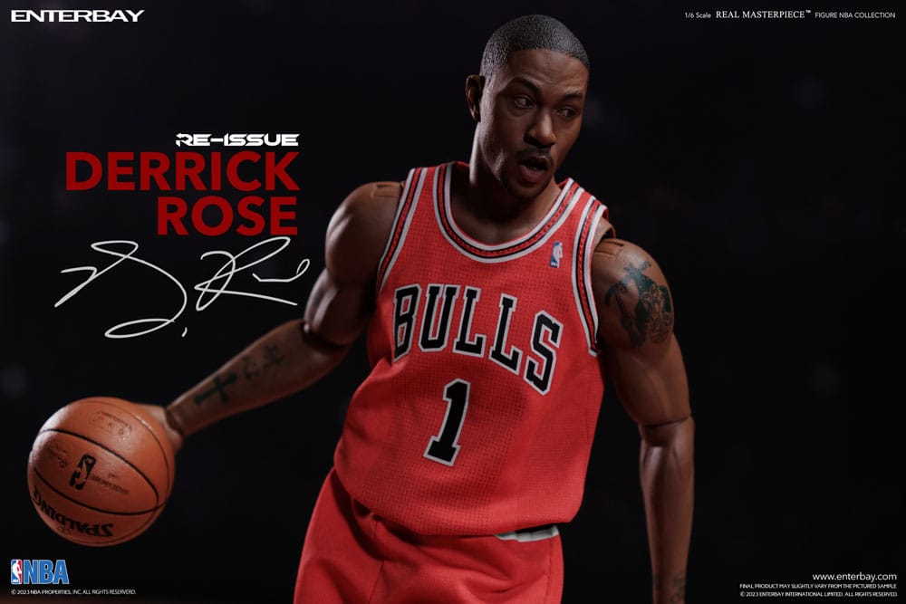 NBA Collection Real Masterpiece Action Figure 1/6 Derrick Rose Limited Retro Edition 30 cm - Image 6
