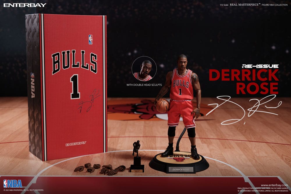 NBA Collection Real Masterpiece Action Figure 1/6 Derrick Rose Limited Retro Edition 30 cm - Image 7