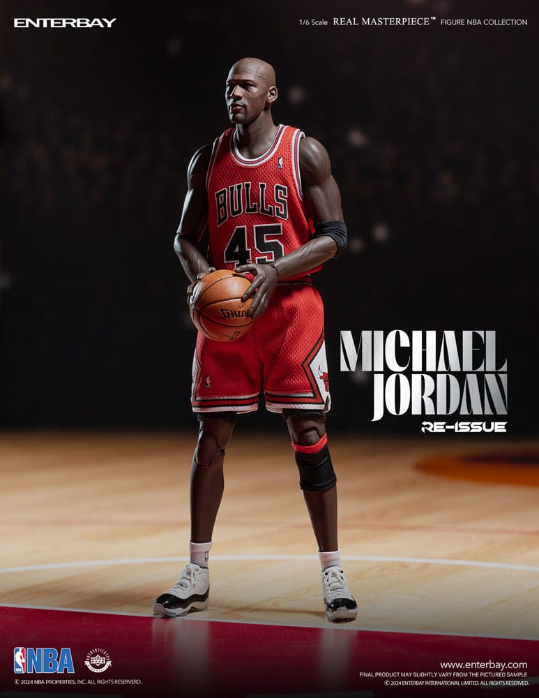 NBA Collection Real Masterpiece Actionfigur 1/6 Michael Jordan I'm Back Edition Limited 30 cm - Image 6