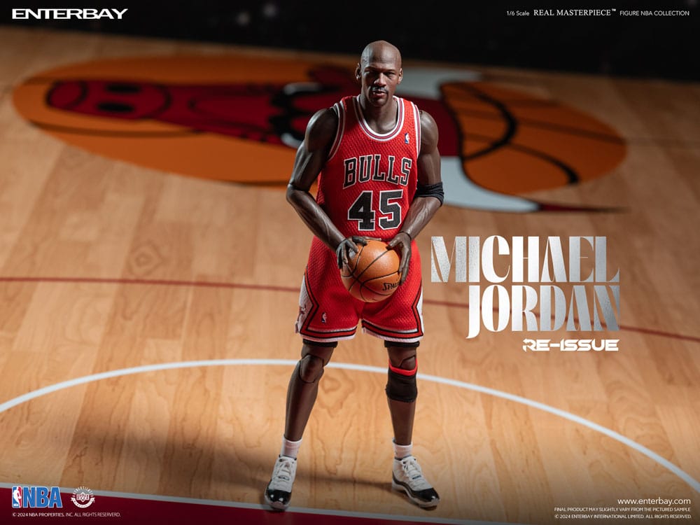 NBA Collection Real Masterpiece Actionfigur 1/6 Michael Jordan I'm Back Edition Limited 30 cm - Image 7