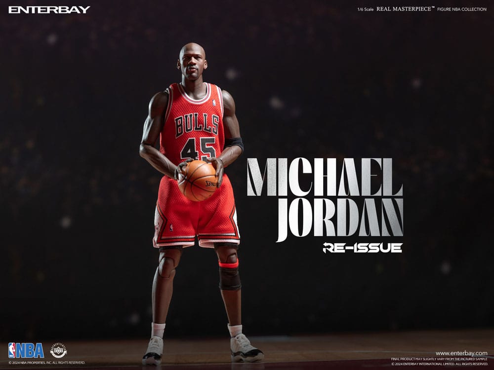 NBA Collection Real Masterpiece Actionfigur 1/6 Michael Jordan I'm Back Edition Limited 30 cm - Image 8