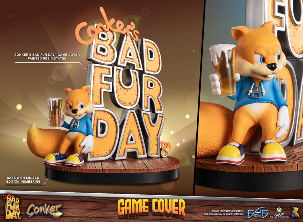Conker´s Bad Fur Day Statue Game Cover Exclusive Edition 45 cm - Image 2