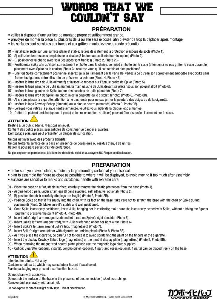 Cowboy Bebop Statue 1/4 Words that we couldn't say 20th Anniversary Edition 45 cm - Image 26