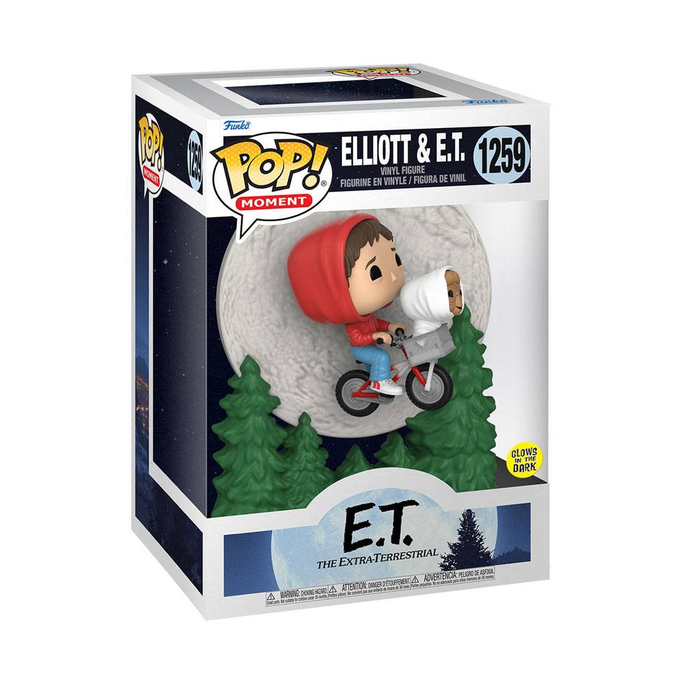 E.T. the Extra-Terrestrial POP! Moment Vinyl Figure Elliot and ET Flying (GITD) 9 cm - Image 3