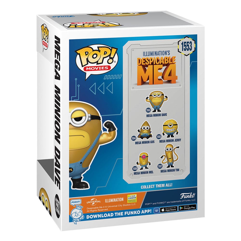 Despicable Me 4 POP! Movies Vinyl Figure Super Dave 9 cm - Image 3