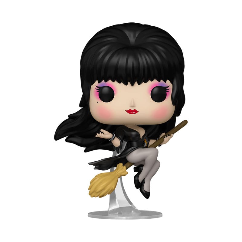 Elvira POP! Icons Vinyl Figure Elvira Broom 9 cm