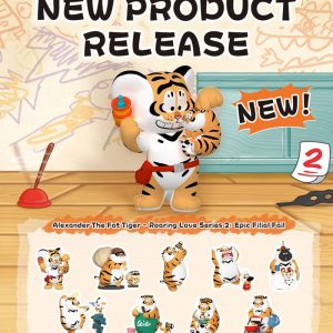 Alexander The Fat Tiger Mini Figures Roaring Love Series 2: Epic Filial Fabil7 cm Display (8)