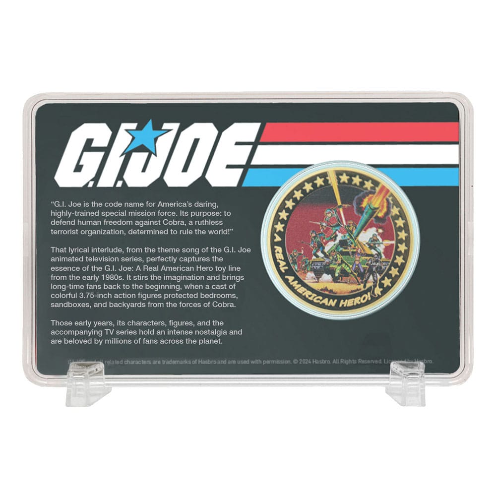G.I. Joe Collectable Coin A Real American Hero 60th Anniversary 24k Gold Plated Limited Edition - Image 5