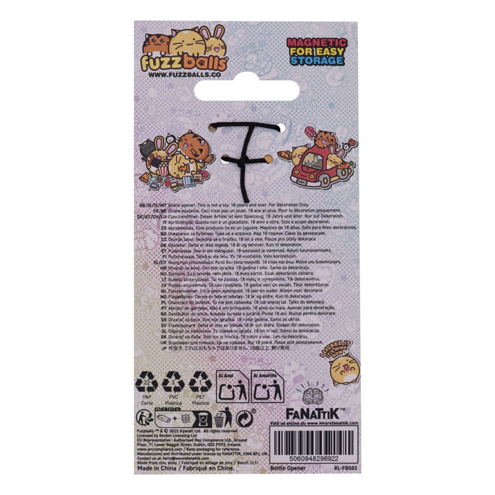 Fuzzballs Bottle Opener Whisky - Image 2