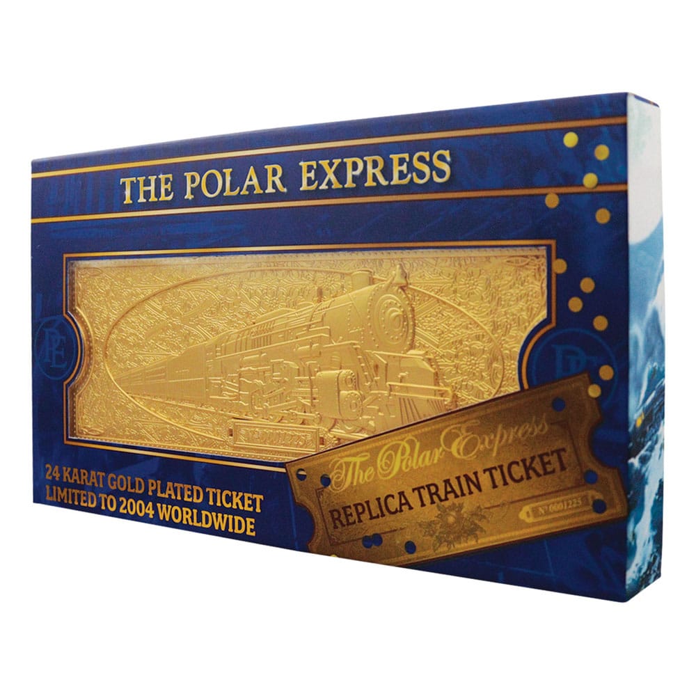 Polar Express Replica Train Ticket 24k Gold Plated Limited Edition - Image 4