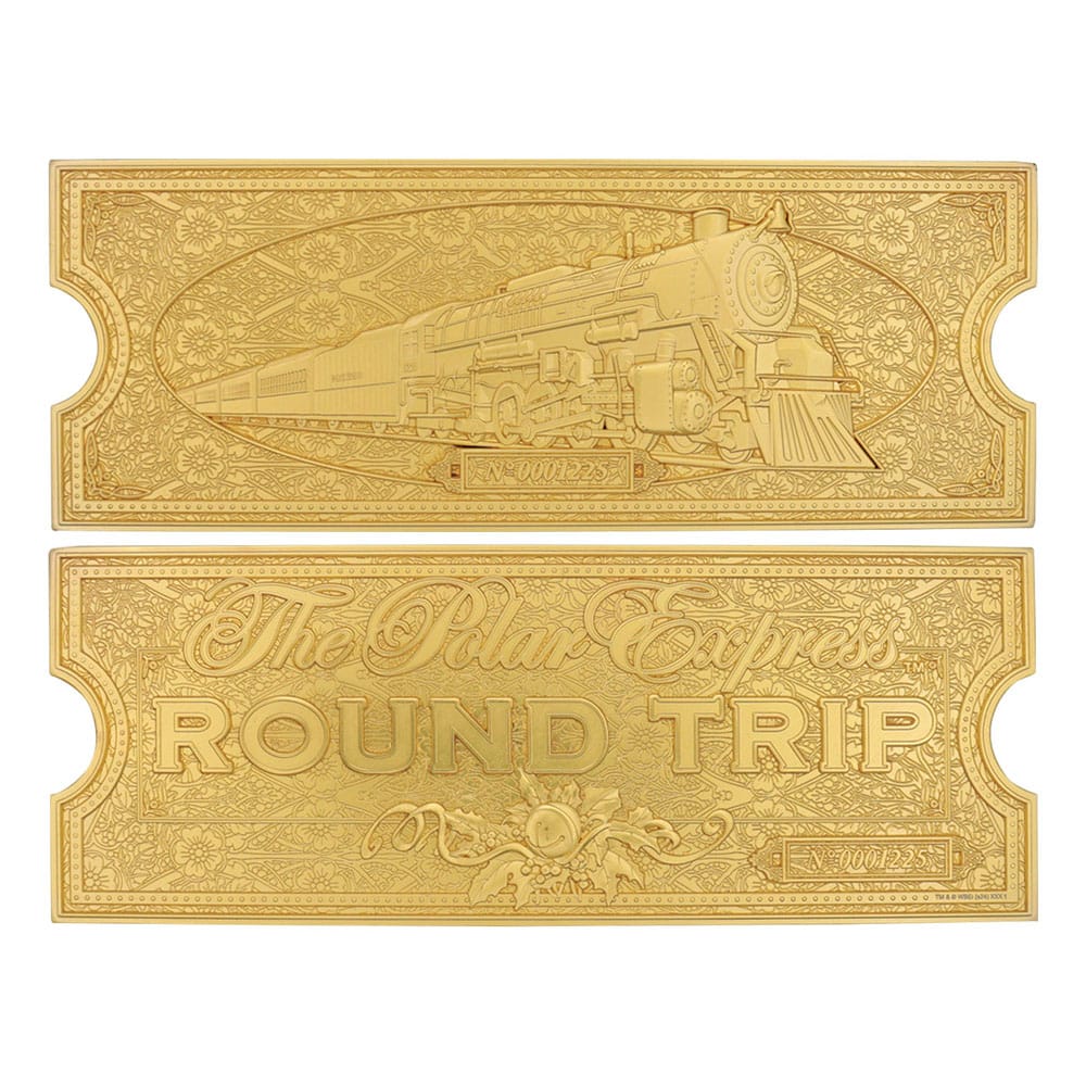 Polar Express Replica Train Ticket 24k Gold Plated Limited Edition - Image 7