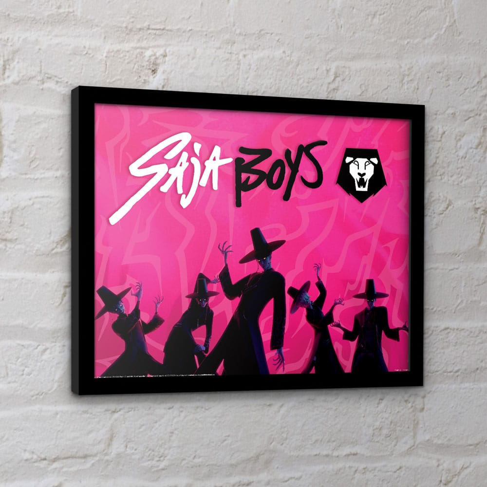 KPop Demon Hunters Collector Print Framed Poster Saja Boys Idol - Image 2