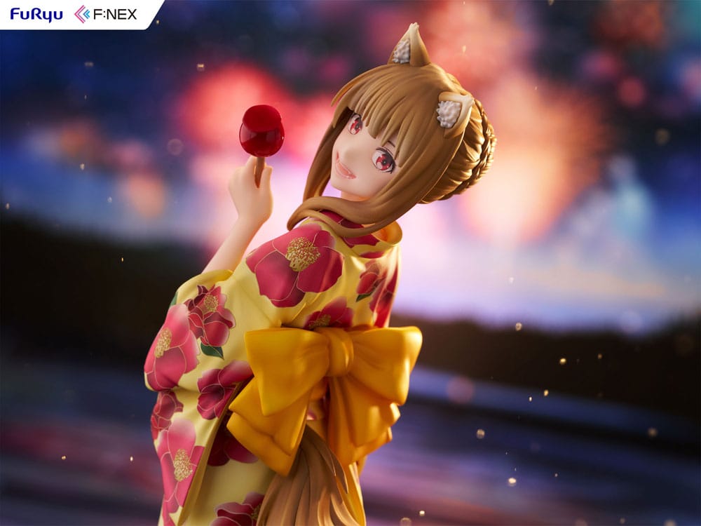 Spice and Wolf PVC Statue 1/7 Holo Yukata Ver. 23 cm - Image 4