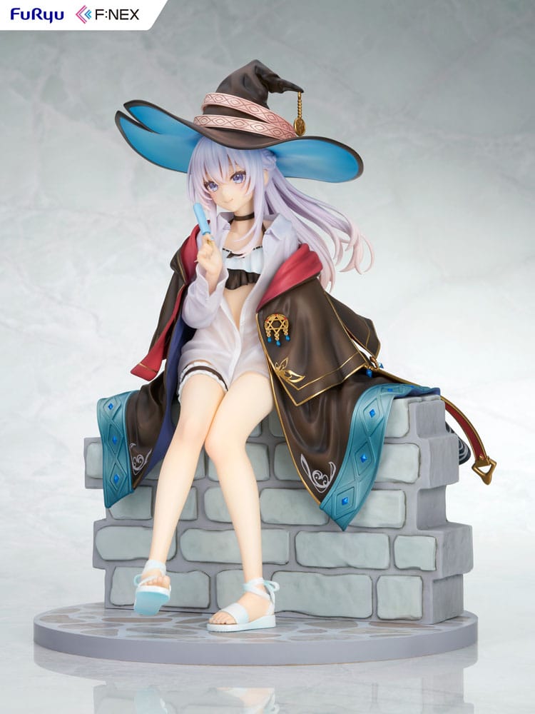 Wandering Witch: The Journey of Elaina F:NEX PVC Statue 1/7 Elaina Summer Vacation Ver. 22 cm - Image 3