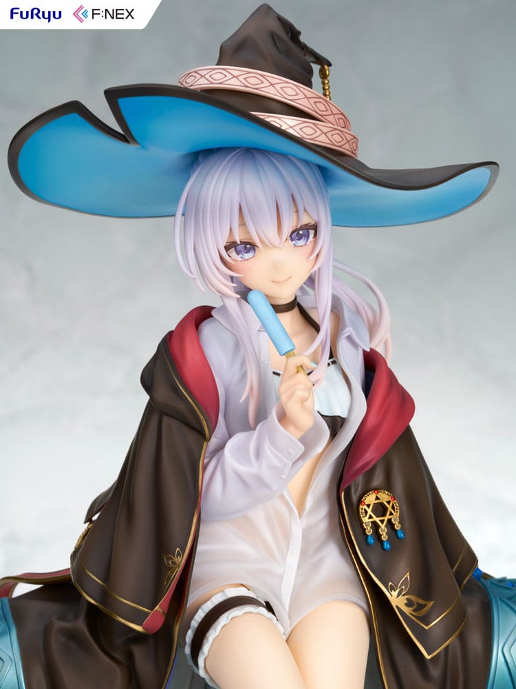 Wandering Witch: The Journey of Elaina F:NEX PVC Statue 1/7 Elaina Summer Vacation Ver. 22 cm - Image 6