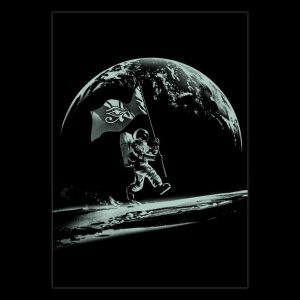 Humankind Poster Glow in the Dark Astronaut