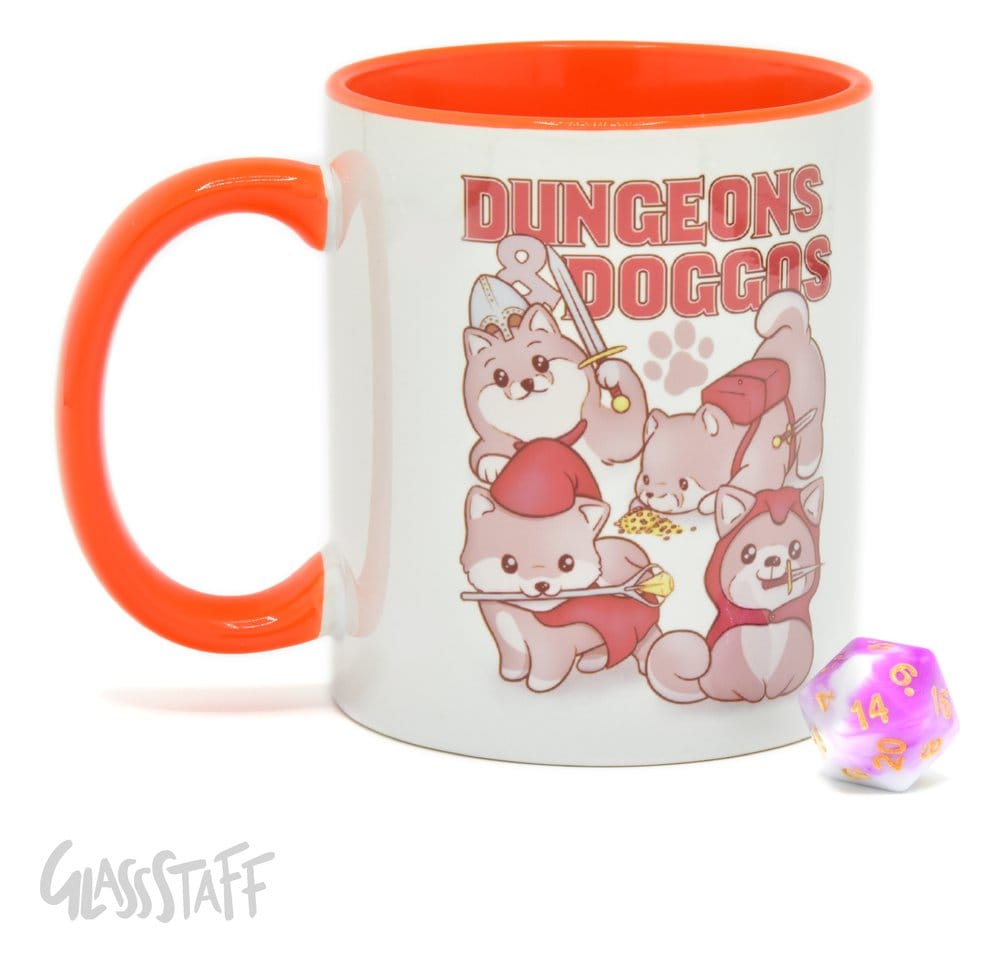 Glassstaff Gift Set Mug & Dice D20 Dungeons & Doggos - Image 4