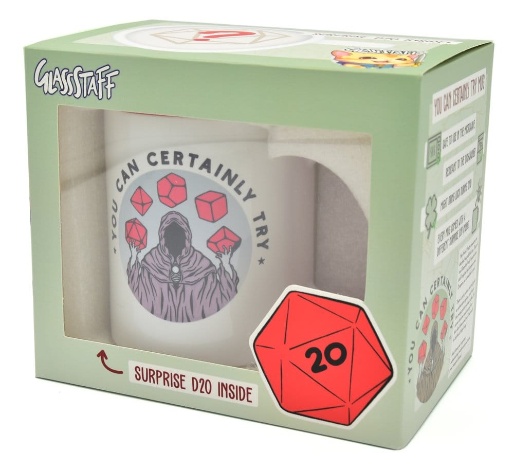 Glassstaff Gift Set Mug & Dice D20 You can certainly try - Image 3