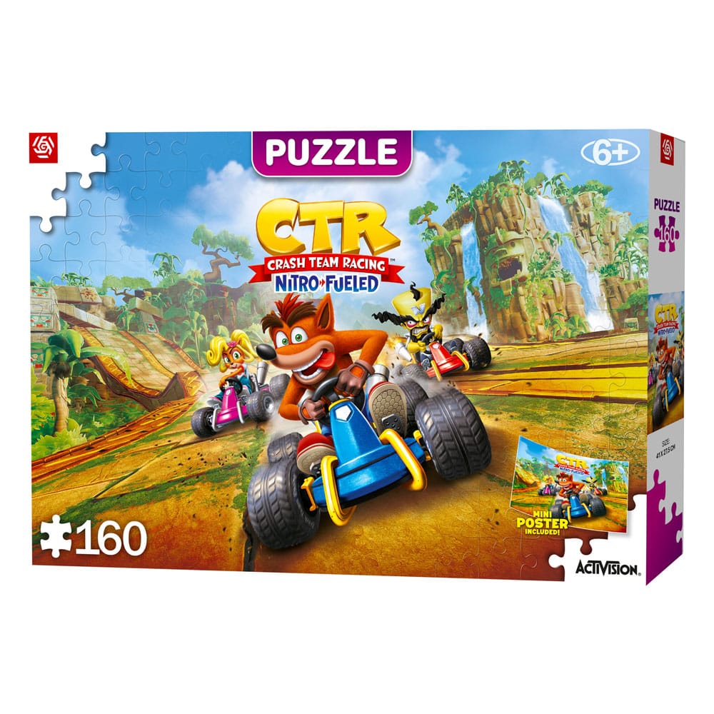Crash Bandicoot Kids Puzzle Team Racing Nitro-Fueled (160 pieces) - Image 3