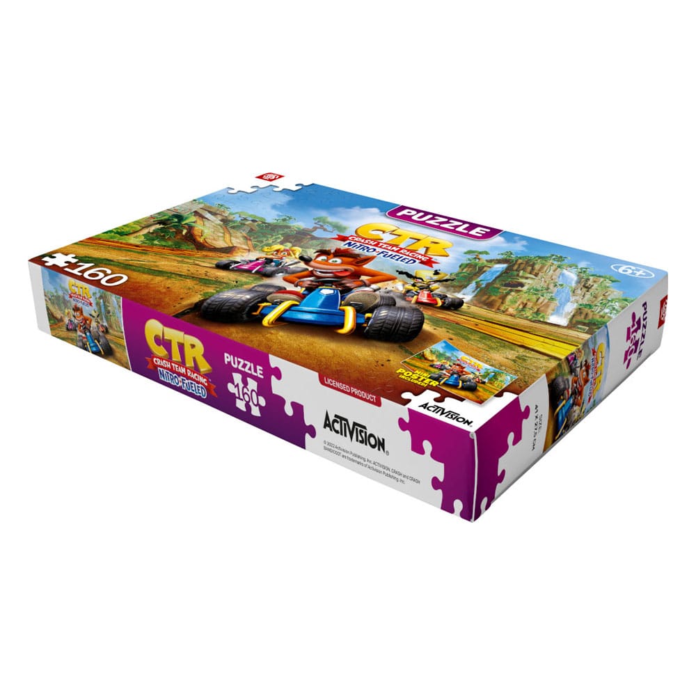 Crash Bandicoot Kids Puzzle Team Racing Nitro-Fueled (160 pieces) - Image 4