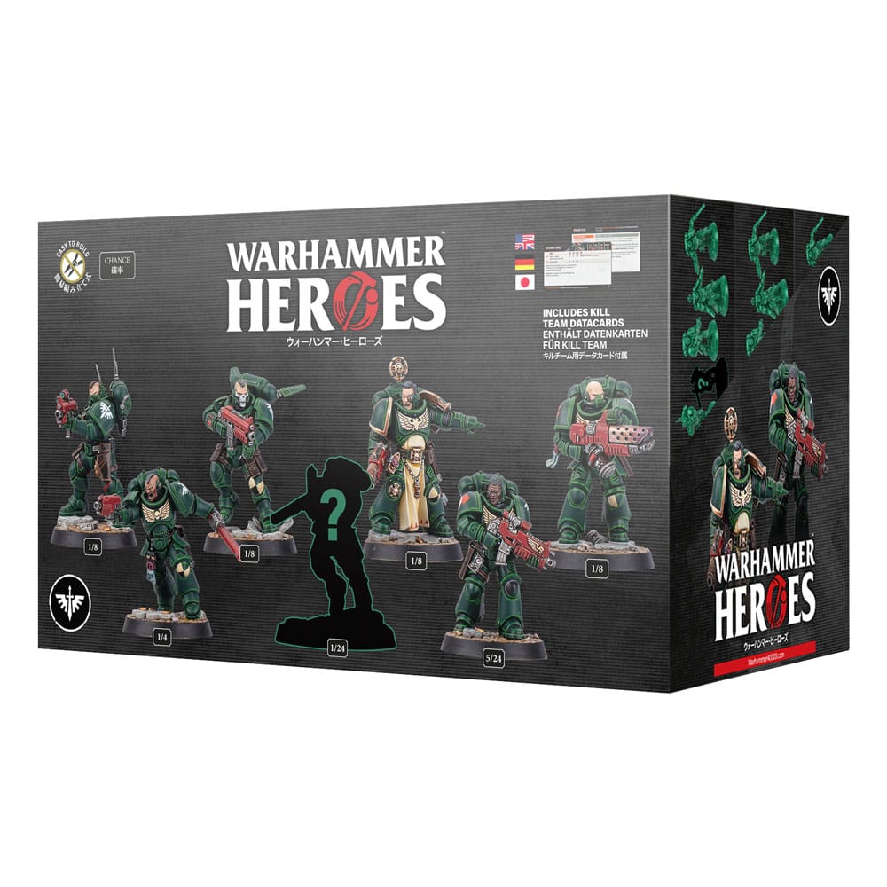 Warhammer Heroes Miniatures Dark Angels Display (8) - Image 4