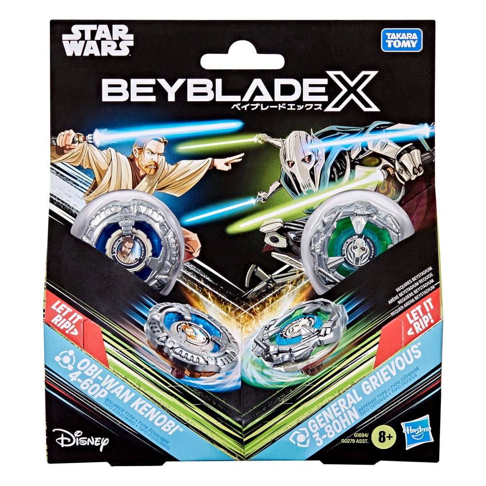 Beyblade X and Star Wars Collab Obi-Wan Kenobi 4-60P vs. General Grievous 3-80HN - Image 6