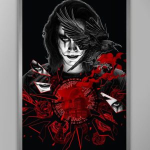 The Crow Art Print Limited Edition 51 x 76 cm
