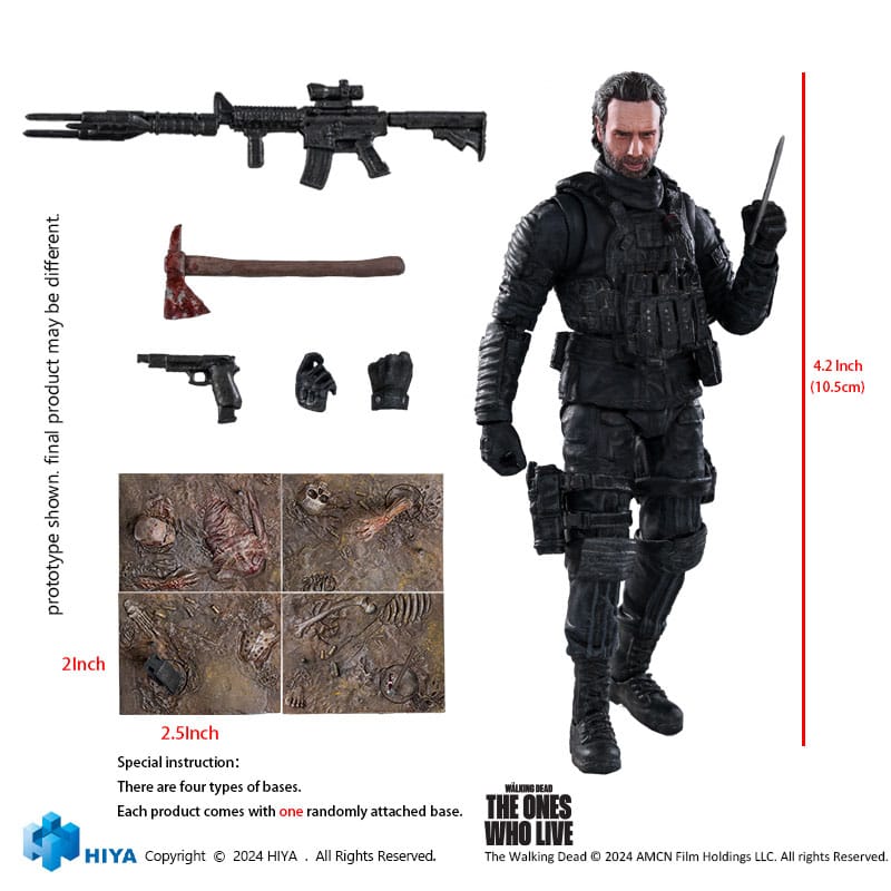 The Walking Dead: The Ones Who Lived Exquisite Mini Action Figure 1/18 Rick Grimes 11 cm - Image 9