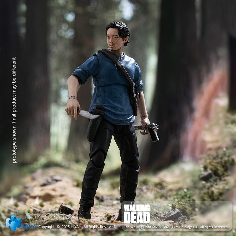 The Walking Dead Exquisite Mini Series Actionfigur 1/18 Glenn 11 cm - Image 5
