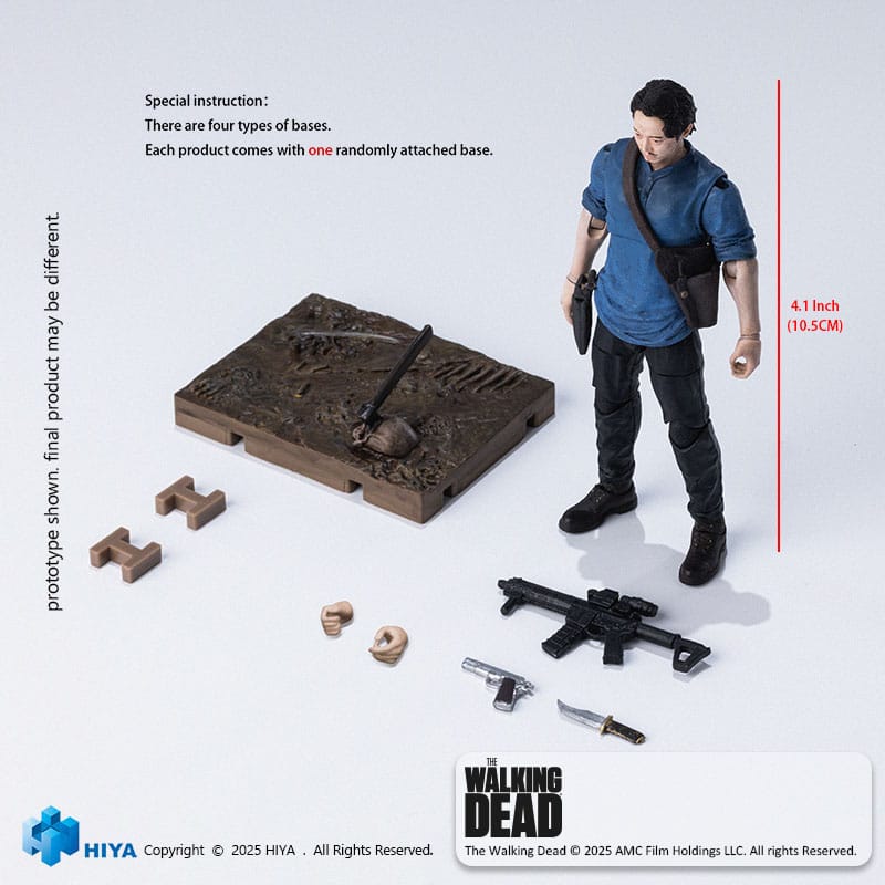 The Walking Dead Exquisite Mini Series Actionfigur 1/18 Glenn 11 cm - Image 9