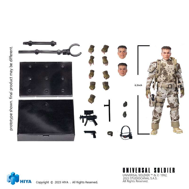Universal Soldier Exquisite Super Series Actionfigur 1/12 Luc Deveraux 16 cm - Image 2