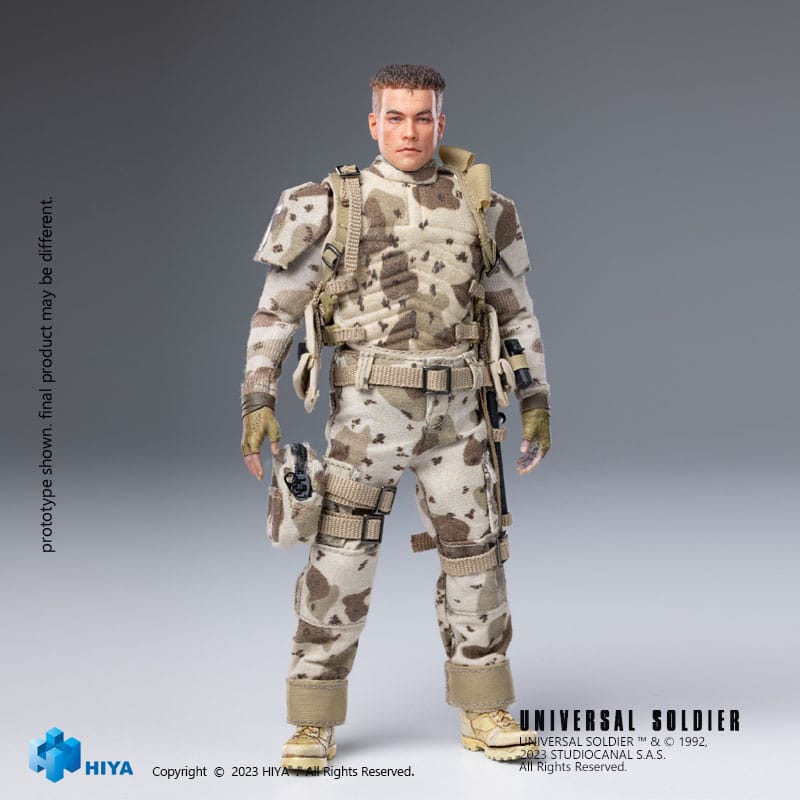 Universal Soldier Exquisite Super Series Actionfigur 1/12 Luc Deveraux 16 cm - Image 3