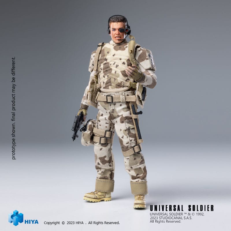 Universal Soldier Exquisite Super Series Actionfigur 1/12 Luc Deveraux 16 cm - Image 4