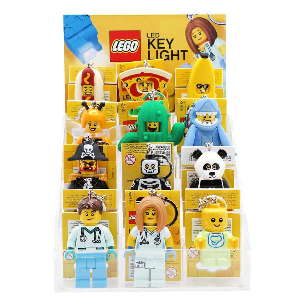 LEGO Acryl Counter Display with 12 Light-Up Keychains - Image 3