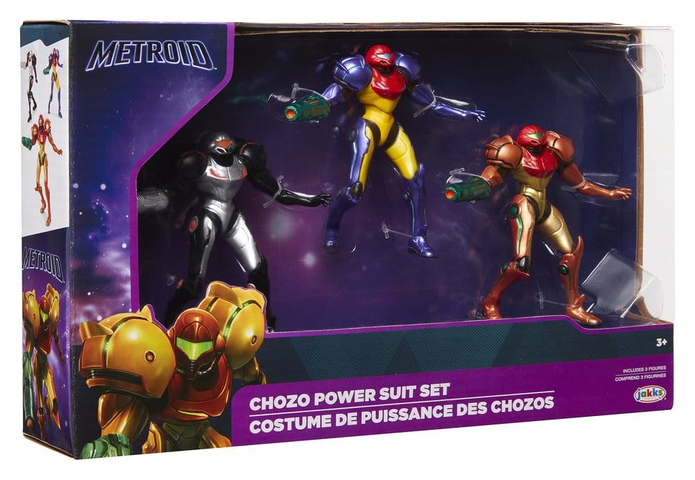 World of Nintendo Metroid Mini Figure 3-Pack Chozo Power Suits 6 cm - Image 6