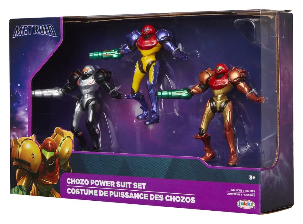 World of Nintendo Metroid Mini Figure 3-Pack Chozo Power Suits 6 cm - Image 7