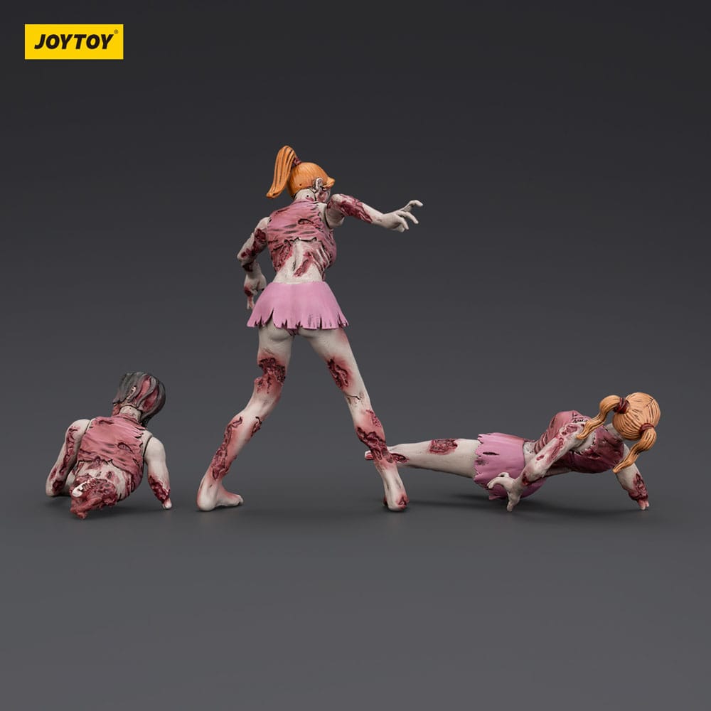 Zombie Dark Source Action Figures 3-Pack Cheer Leaders 8 cm - Image 3
